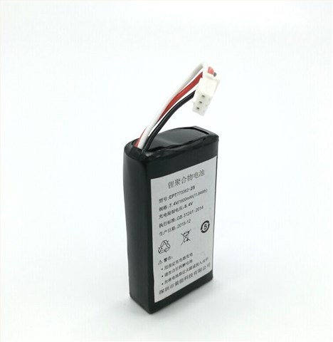 7.4V 1600mAh 773362 POS机聚合物三元锂电池 7.4V 1600mAh 773362 POS机聚合物三元锂电池