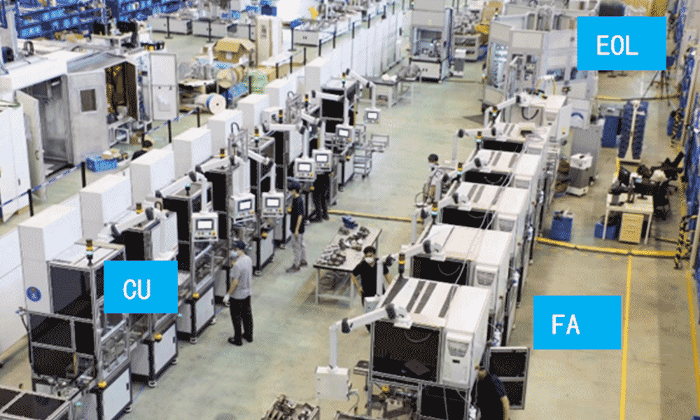 สายการประกอบและทดสอบเทอร์โบชาร์จเจอร์