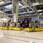 Auxiliary assembly mobile robot