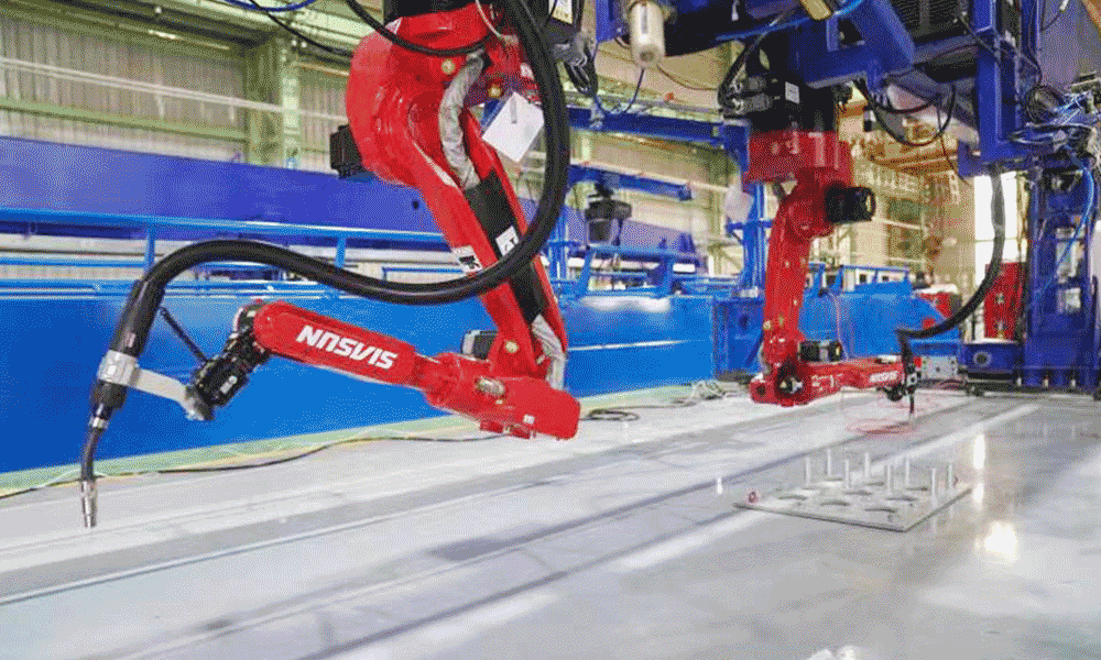 หุ่นยนต์เชื่อมแบบสอนตัวเอง SIASUN