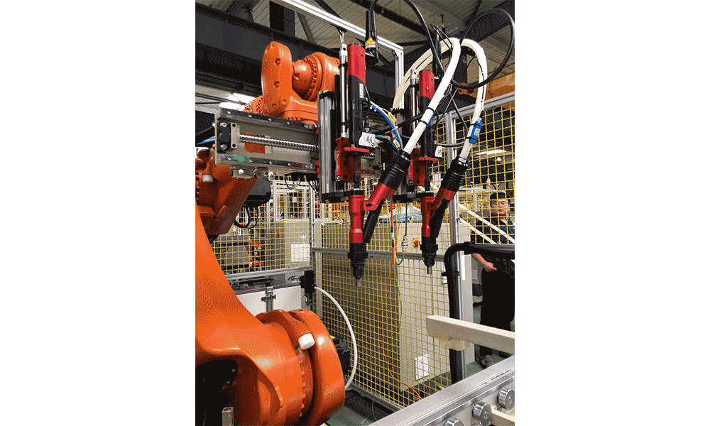 สายการประกอบและทดสอบมอเตอร์ขับเคลื่อนไฟฟ้า