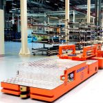 Auxiliary assembly mobile robot