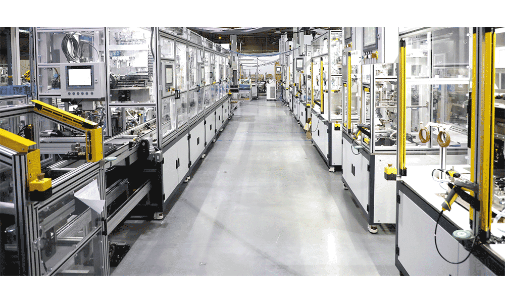 Montaje del turbocompresor y línea de prueba