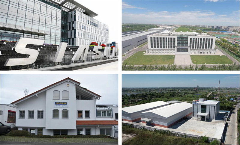 国内外でSIASUNの部分的な工場展示