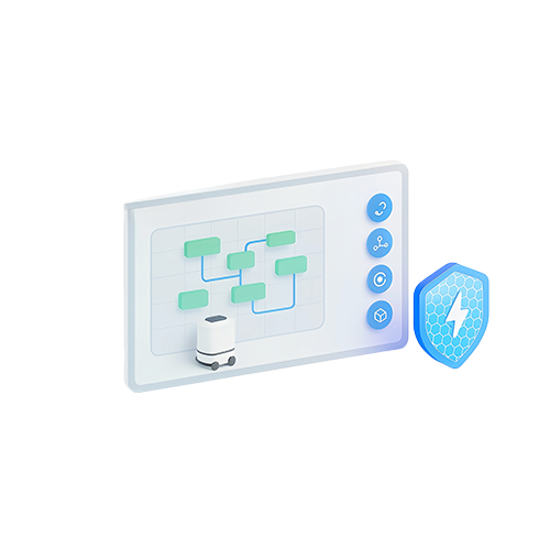 Mobiler Roboter vom Typ Gabelstapler