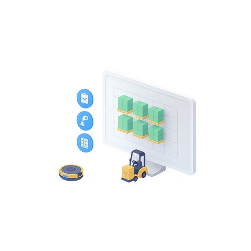 フォークリフト式移動ロボット