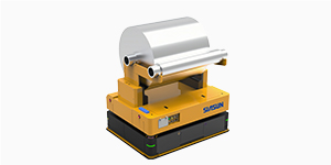 หุ่นยนต์เคลื่อนที่สายพานลำเลียงแบบร่องวีคู่ยกสูง