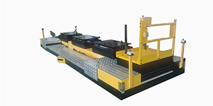 หุ่นยนต์เคลื่อนที่สำหรับการประกอบยานยนต์แบบยกสี่จุด