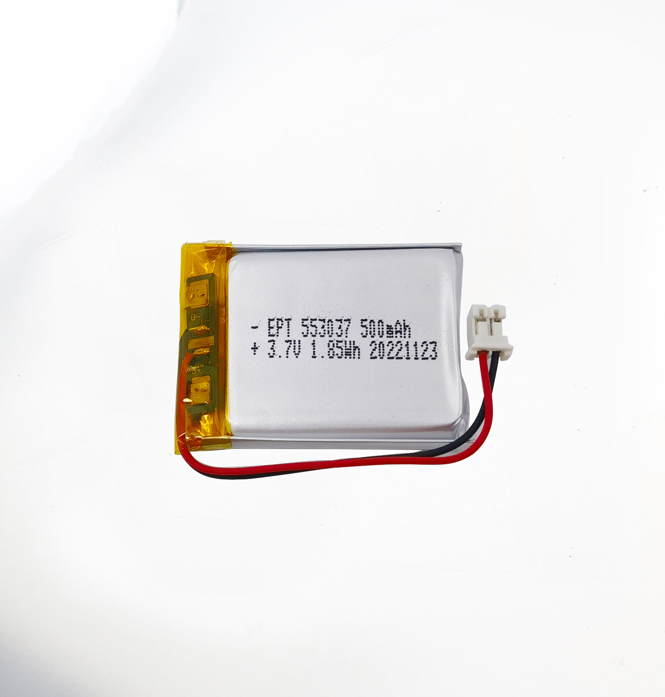 3.7V 553037 500mAh 核酸检测仪聚合物锂电池 3.7V 553037 500mAh 核酸检测仪聚合物锂电池