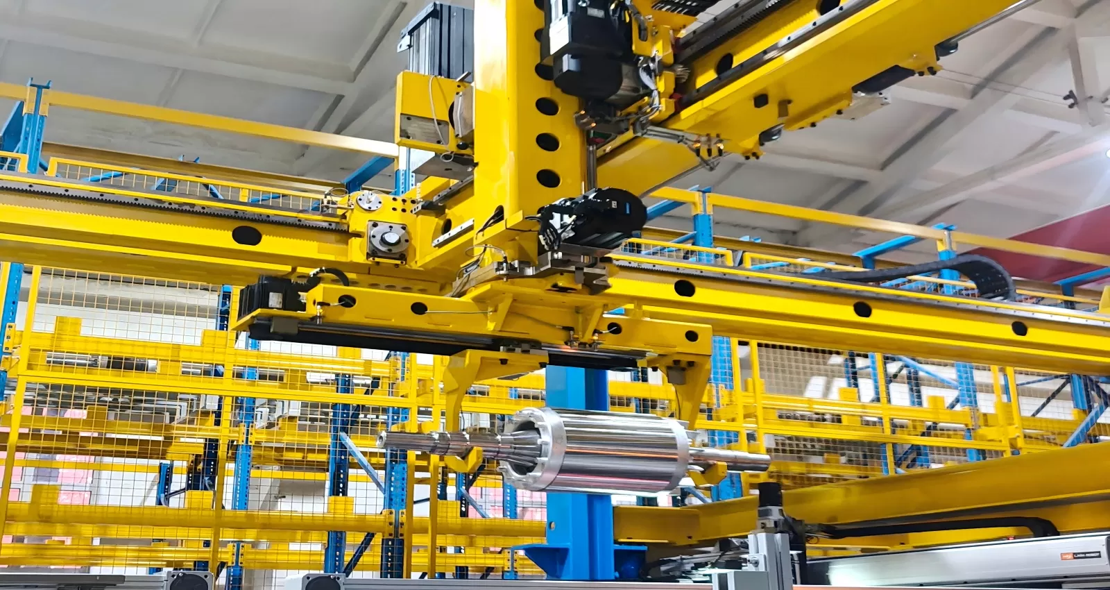 电机转子类桁架加工自动化线