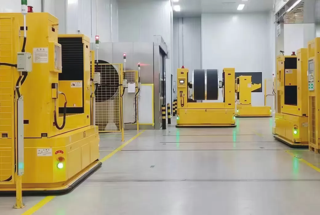锂电池制造前段移动机器人解决方案