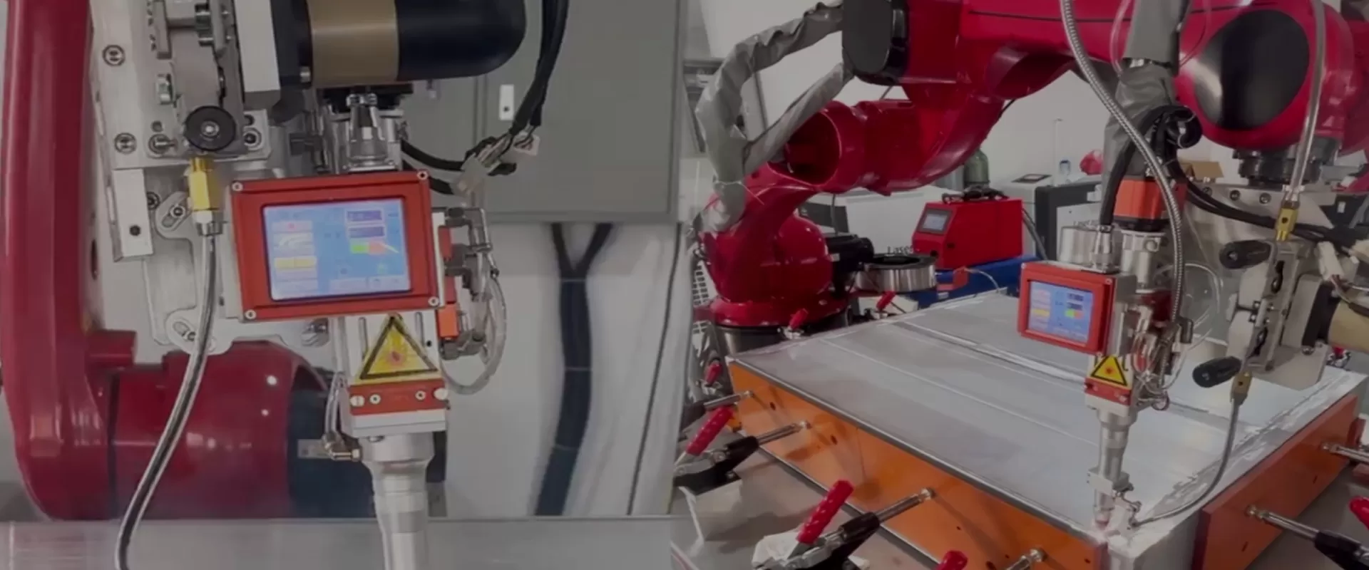 电池盒托盘激光焊工作站