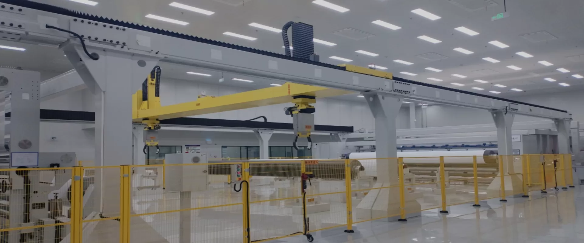 新能源锂电隔膜搬运上下料桁架机器人