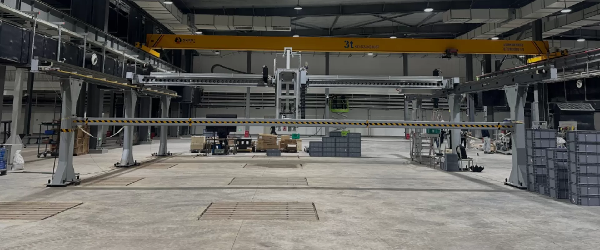 生鲜冷库无货架桁架机器人平库