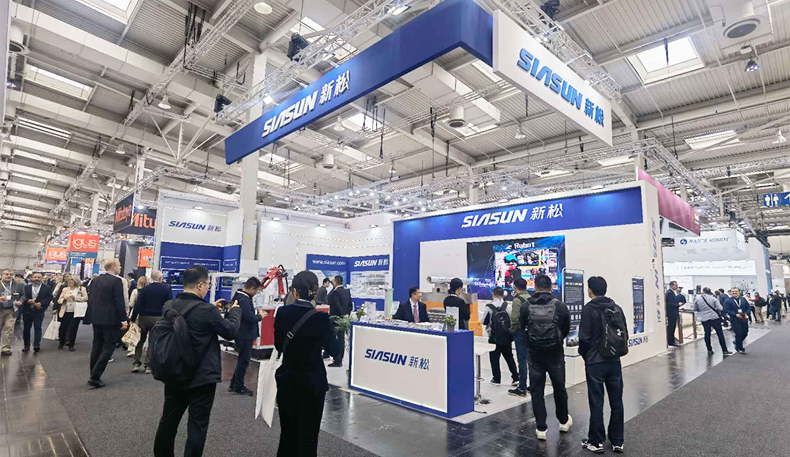 杏盛娱乐盛装亮相德国汉诺威工博会