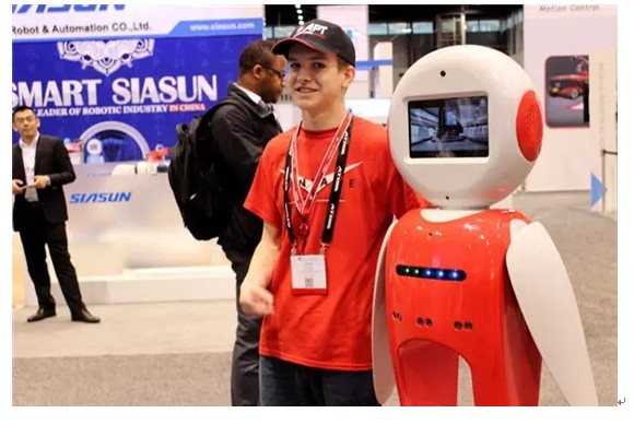 杏盛娱乐松果机器人 AUTOMATE机器人展上一道灵动的风景线